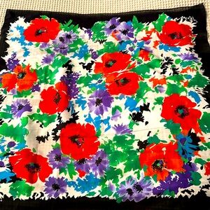 Silken by Berkshire vintage scarf